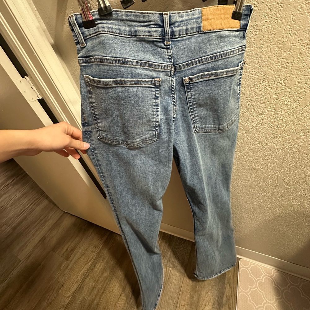 H&M Light Blue Straight Leg Jeans